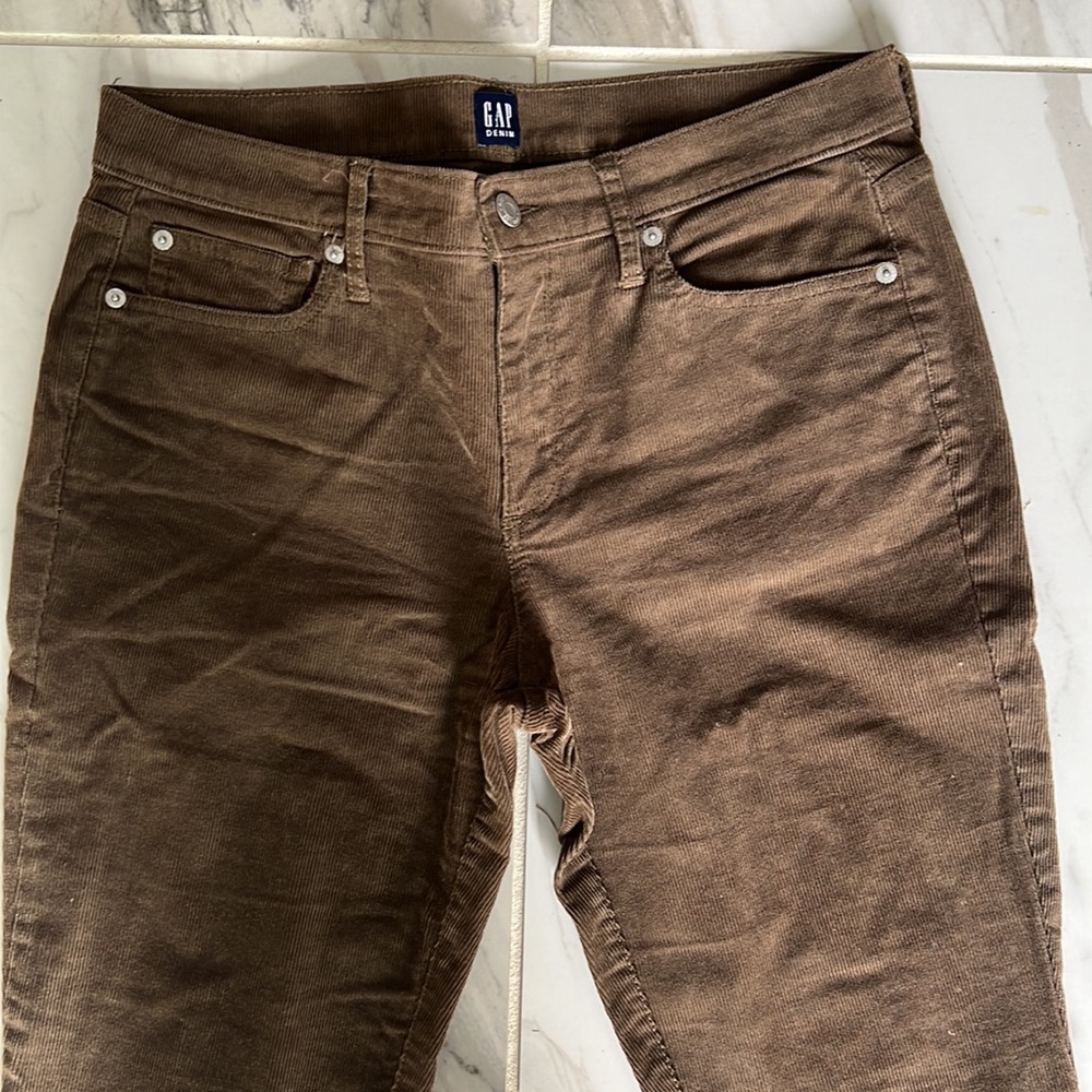 Gap, brown, 29r, Corduroy, gap “true skinny”